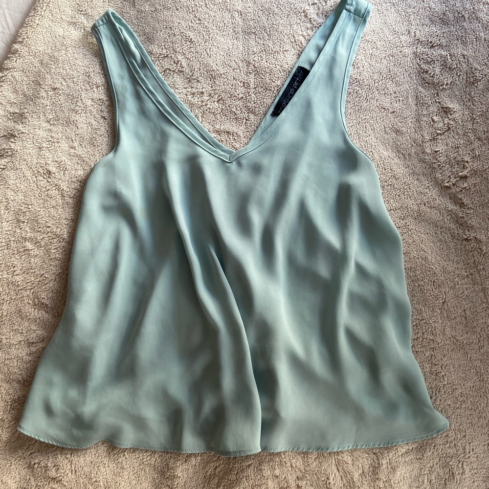 Robbins egg blue tank top